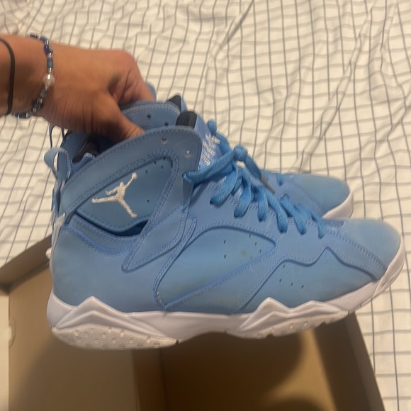 Jordan 7 Retro BABY BLUE/WHITE SIZE 10 - Picture 4 of 6